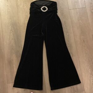 Joseph Ribkoff Chic black Velvet Pant